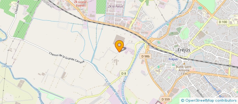 localisation de l'entreprise MADAME LILIANE MAZZOLETTI à FREJUS