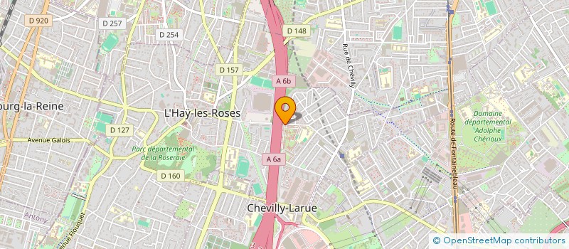 localisation de l'entreprise MADAME LILIANE MELZA  L'HAY-LES-ROSES