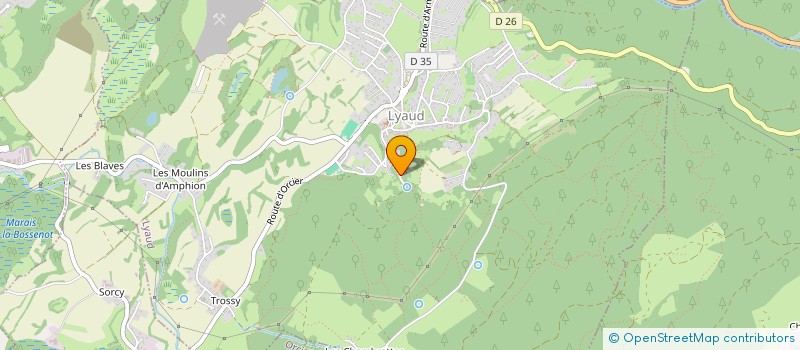 localisation de l'entreprise MADAME LILIANE MENAULT  LYAUD