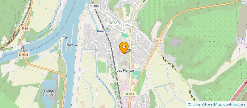 localisation de l'entreprise MADAME LILIANE MEO  DONZERE