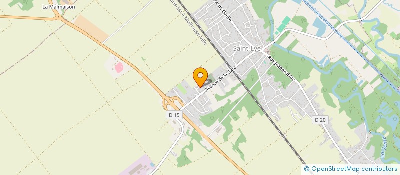 localisation de l'entreprise MADAME LILIANE MESSOMO  SAINT-LYE