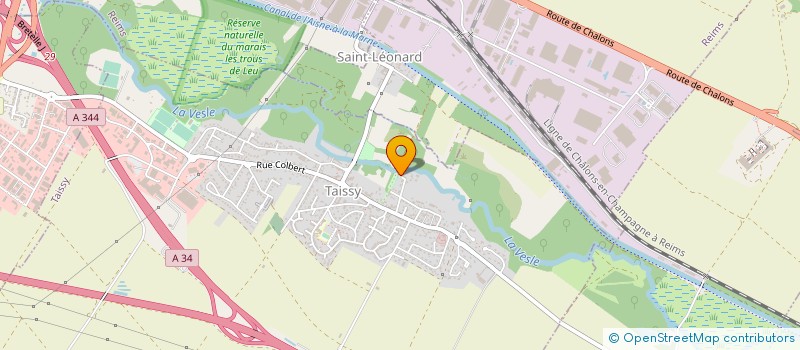 localisation de l'entreprise MADAME LILIANE MONCLIN  TAISSY