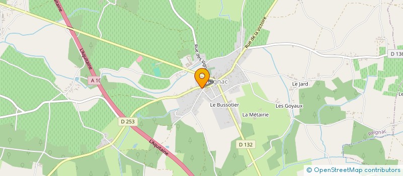 localisation de l'entreprise MADAME LILIANE MOUILLOT à REIGNAC