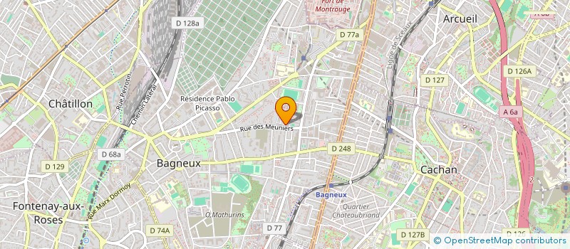 localisation de l'entreprise MADAME LILIANE NDOMBE ZI MALOSI à BAGNEUX