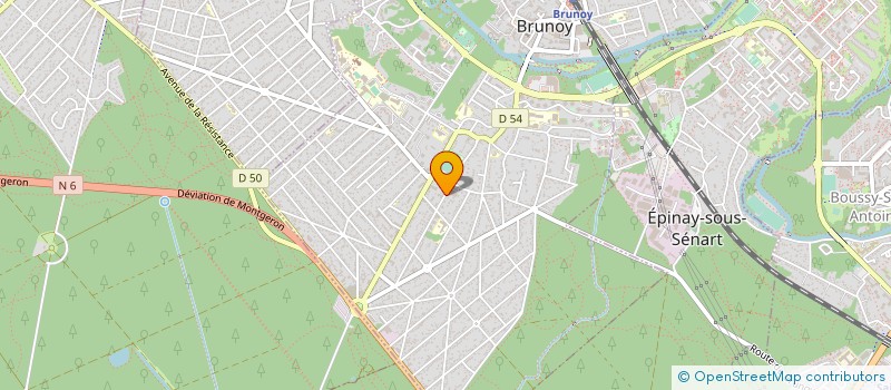 localisation de l'entreprise MADAME LILIANE NEVES DOS SANTOS à BRUNOY