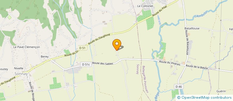 localisation de l'entreprise MADAME LILIANE NICAISE  SONNAY