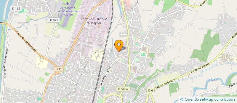localisation de l'entreprise MADAME LILIANE OUDOT à MONTELIMAR