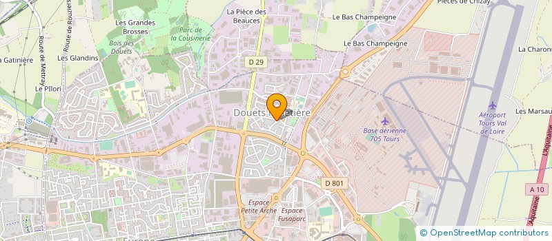 localisation de l'entreprise MADAME LILIANE PANNIER à TOURS