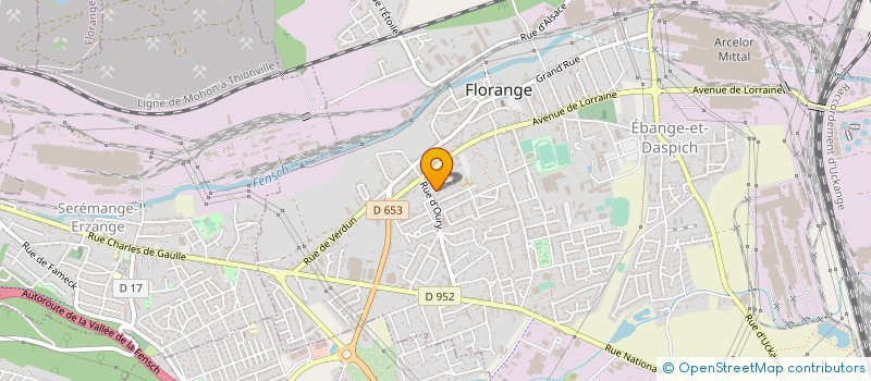 localisation de l'entreprise MADAME LILIANE PARISET  FLORANGE