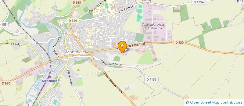 localisation de l'entreprise MADAME LILIANE PATAT à MONTDIDIER