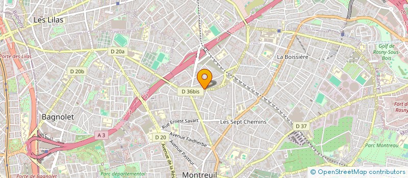 localisation de l'entreprise MADAME LILIANE PEREZ à ROMAINVILLE
