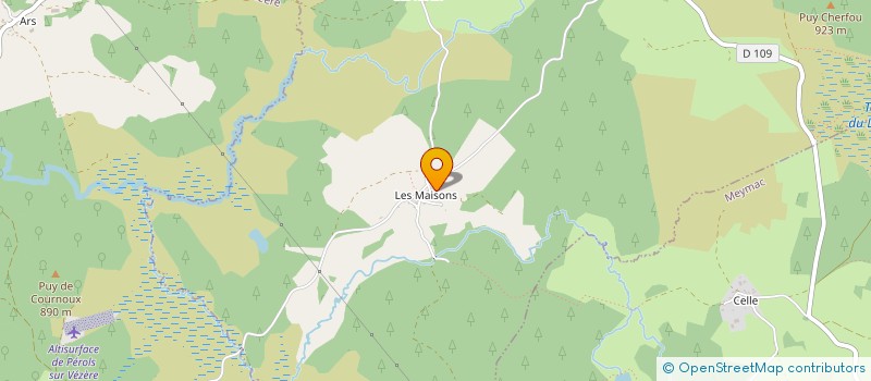 localisation de l'entreprise MADAME LILIANE PEROLLE  SAINT-MERD-LES-OUSSINES