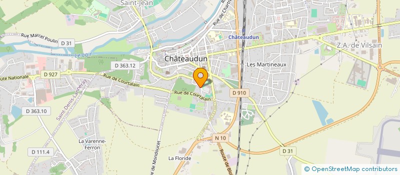 localisation de l'entreprise MADAME LILIANE PERRIER à CHATEAUDUN