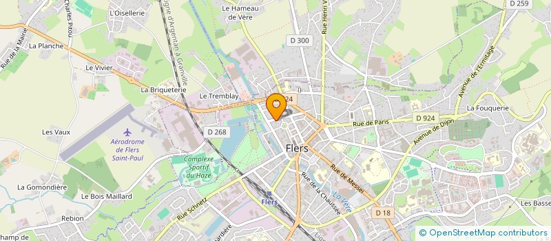 localisation de l'entreprise MADAME LILIANE PERRINE à FLERS