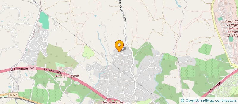 localisation de l'entreprise MADAME LILIANE PESCE à PUGET-SUR-ARGENS