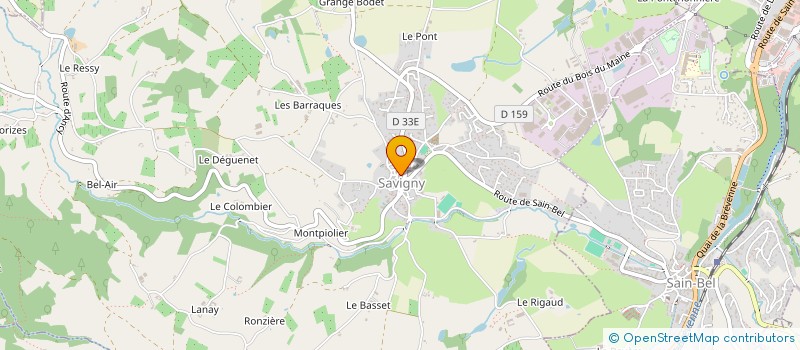 localisation de l'entreprise MADAME LILIANE PIRONT  SAVIGNY