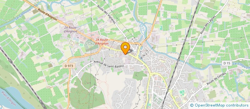 localisation de l'entreprise MADAME LILIANE PLAZA  CAVAILLON