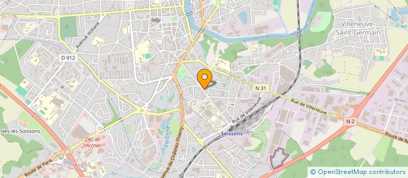 localisation de l'entreprise MADAME LILIANE POTERLOT à SOISSONS