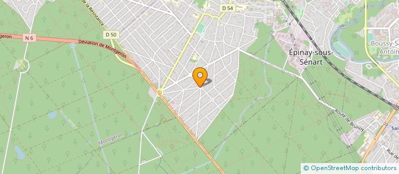 localisation de l'entreprise MADAME LILIANE POTVIN  BRUNOY