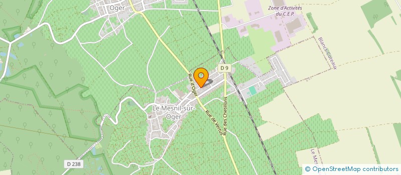 localisation de l'entreprise MADAME LILIANE RADET  LE MESNIL-SUR-OGER