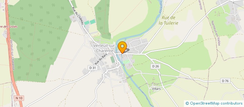 localisation de l'entreprise MADAME LILIANE RAFFOUT à VERTEUIL-SUR-CHARENTE