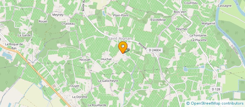 localisation de l'entreprise MADAME LILIANE RIBA  SAINT-AIGNAN