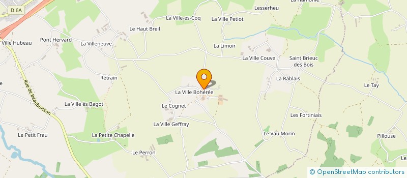 localisation de l'entreprise MADAME LILIANE RIBAULT  MERDRIGNAC