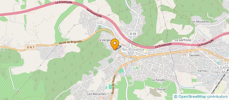 localisation de l'entreprise MADAME LILIANE RICCIARDO CALDERARO  FLASSANS-SUR-ISSOLE