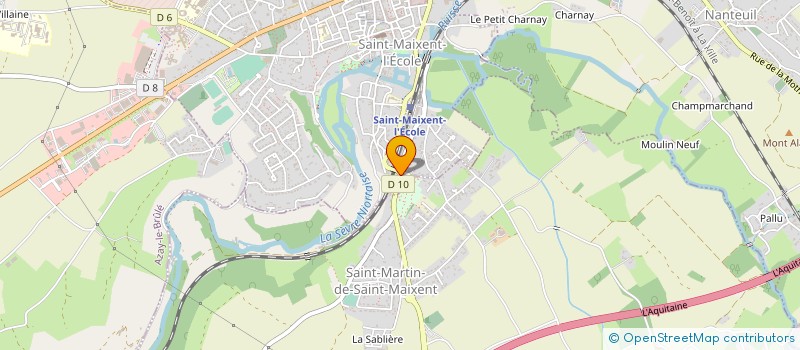 localisation de l'entreprise MADAME LILIANE ROSSARD à SAINT-MAIXENT-L'ECOLE