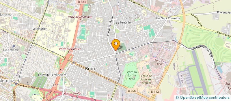 localisation de l'entreprise MADAME LILIANE ROSSI à BRON