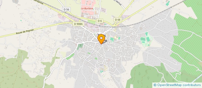 localisation de l'entreprise MADAME LILIANE ROSSI à TRETS