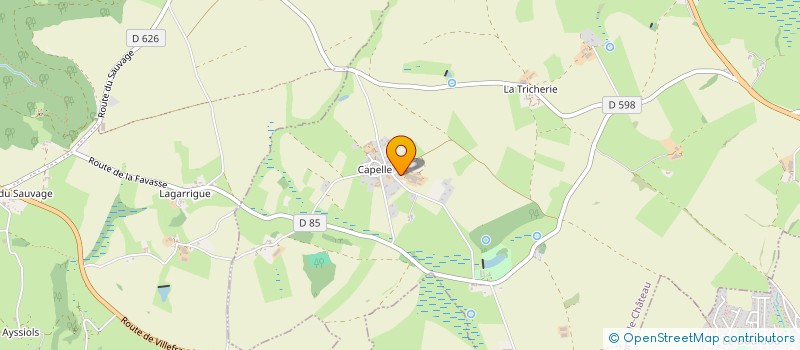 localisation de l'entreprise MADAME LILIANE ROUGET  ONET-LE-CHATEAU