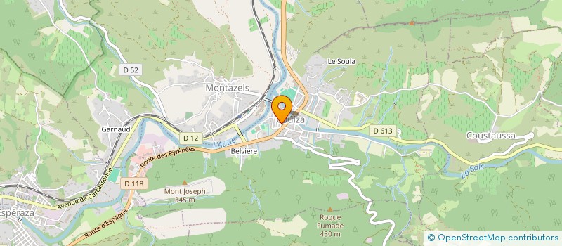 localisation de l'entreprise MADAME LILIANE SAUNIERE à COUIZA