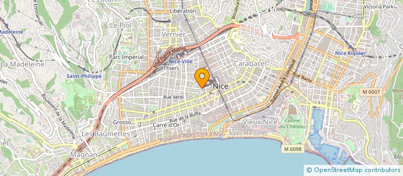 localisation de l'entreprise MADAME LILIANE SCHMIDT à NICE