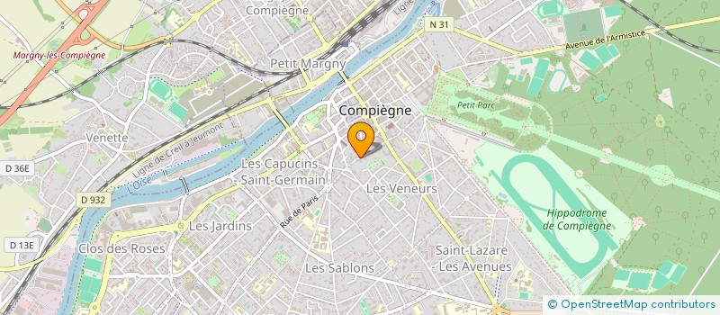 localisation de l'entreprise MADAME LILIANE SICARD à COMPIEGNE