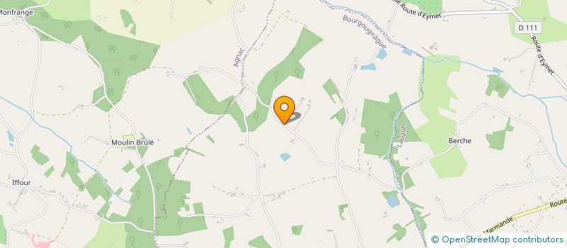 localisation de l'entreprise MADAME LILIANE SIVADON  BOURGOUGNAGUE