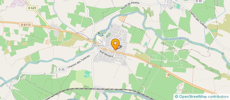 localisation de l'entreprise MADAME LILIANE SOUEDE  PEZENS