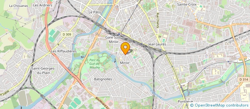 localisation de l'entreprise MADAME LILIANE SOUTY  LE MANS