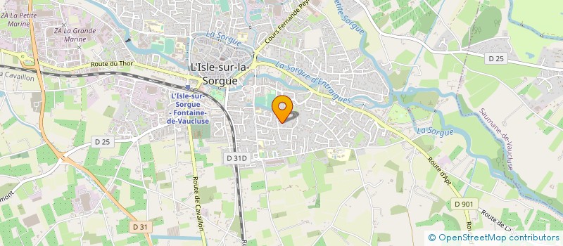 localisation de l'entreprise MADAME LILIANE STANIK à L'ISLE-SUR-LA-SORGUE