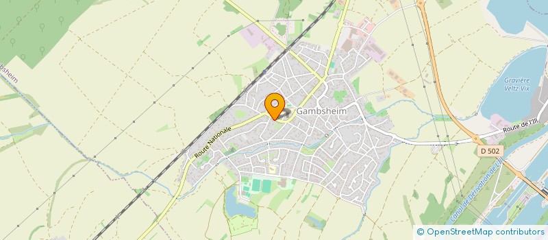 localisation de l'entreprise MADAME LILIANE STROH  GAMBSHEIM