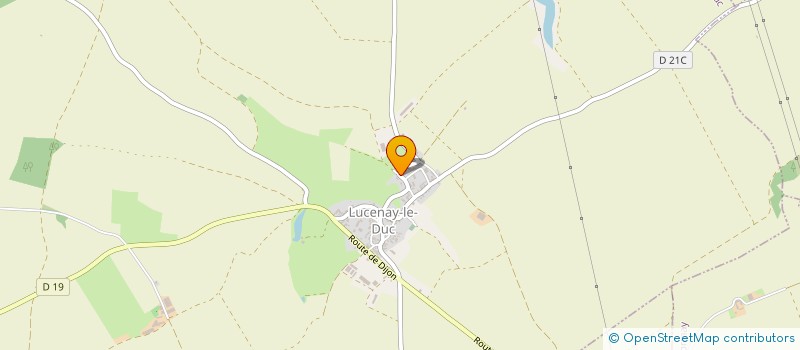 localisation de l'entreprise MADAME LILIANE SULLIOT  LUCENAY-LE-DUC