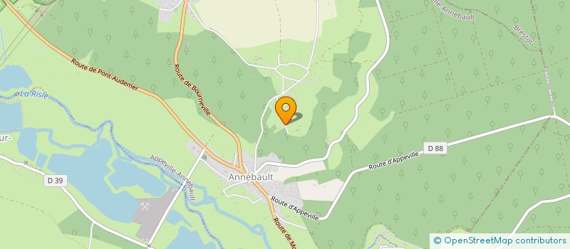 localisation de l'entreprise MADAME LILIANE SURTOUQUE  APPEVILLE-ANNEBAULT