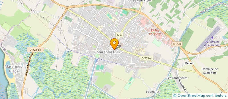 localisation de l'entreprise MADAME LILIANE TABEAU  MARENNES-HIERS-BROUAGE