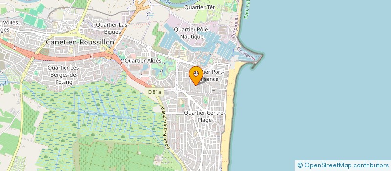 localisation de l'entreprise MADAME LILIANE TCHAPDA  RIVESALTES