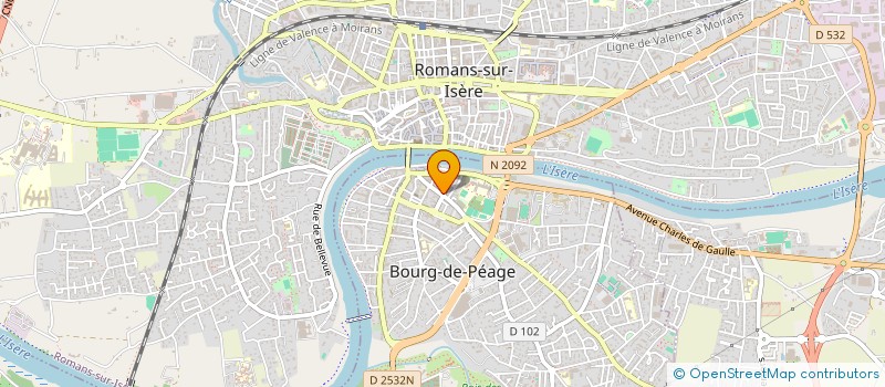 localisation de l'entreprise MADAME LILIANE TERRAS  BOURG-DE-PEAGE