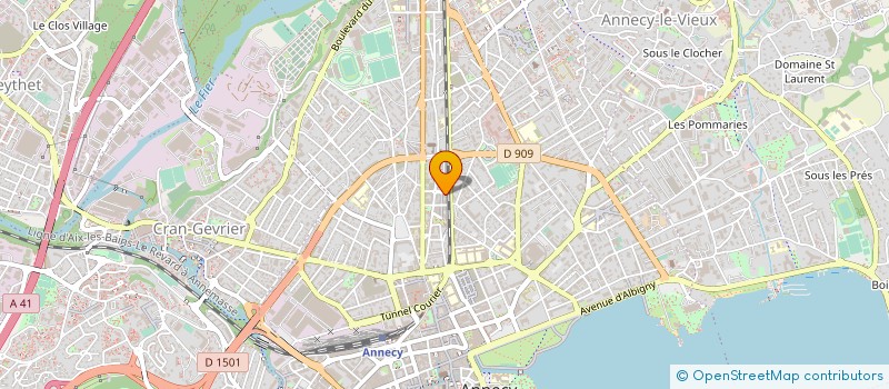 localisation de l'entreprise MADAME LILIANE TERRASSE à ANNECY