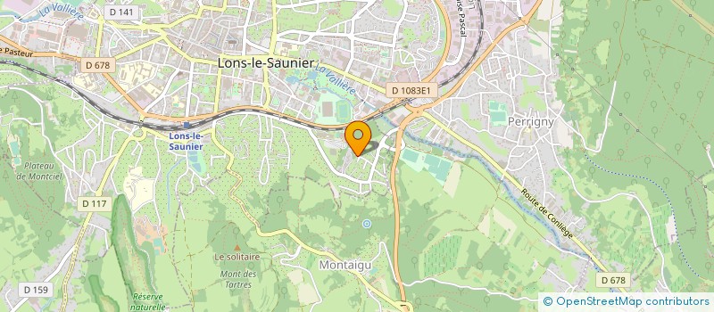 localisation de l'entreprise MADAME LILIANE TESLAR à LONS-LE-SAUNIER