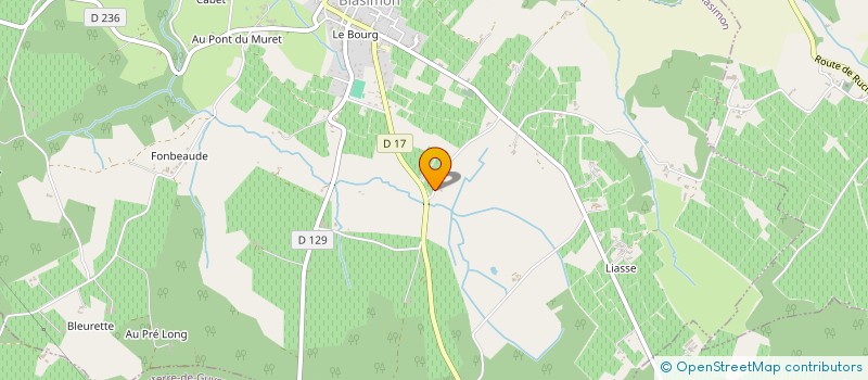 localisation de l'entreprise MADAME LILIANE THOREL  GORNAC