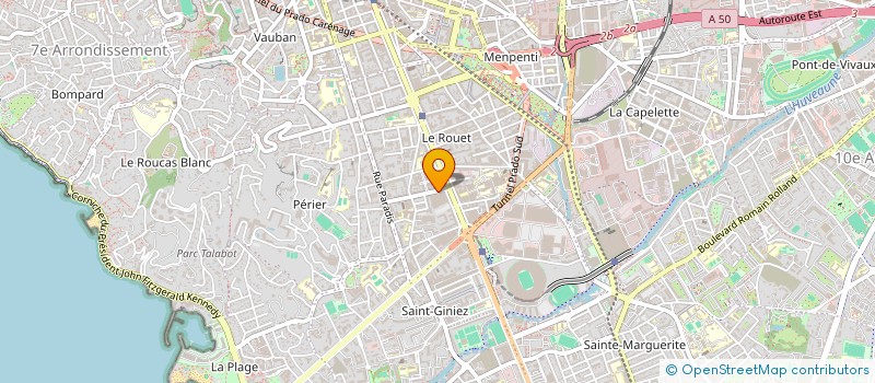 localisation de l'entreprise MADAME LILIANE TOURNOUR à MARSEILLE