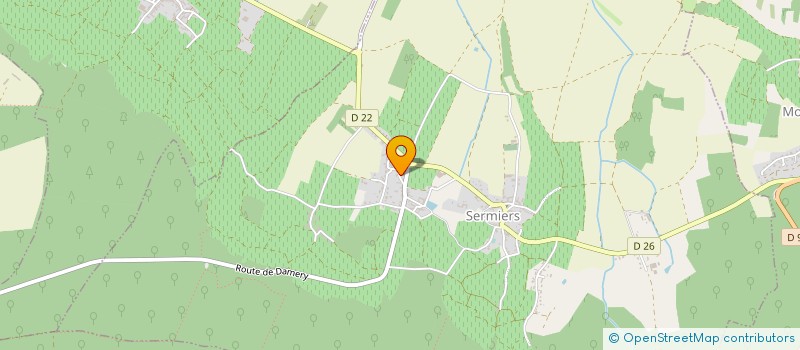 localisation de l'entreprise MADAME LILIANE TRAIGNIER  SERMIERS